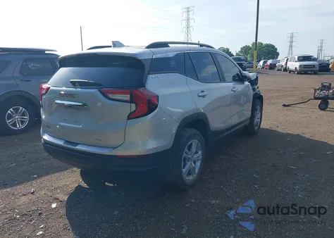 2022 GMC Terrain Awd Sle from USA, damaged, VIN 3GKALTEV2NL248606